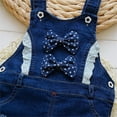 thumbnail image 4 of Ketyyh-chn99 Little Girl Boy Ripped Denim Cute Slim Pants Jean Overalls Baby Girl Cute Jean Leisure Overalls for 3-4 Years,Dark Blue, 4 of 5
