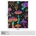 thumbnail image 4 of Qinduosi Mushroom Throw Blanket,  Flannel Cute Mushrooms Themed Stuffed Animals Colorful Throw, Soft Nap Throw Blanket for Home, Office for Boys Girls Women Mushroom Lovers Gifts, 4 of 6