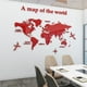 thumbnail image 4 of Pegatinas de pared acrílicas 3D con mapa del mundo, pegatinas de espejo tridimensionales, decoración de fondo de dormitorio y oficina, 4 of 4