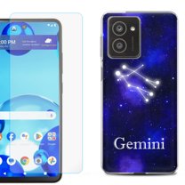 For HMD Vibe Shockproof Phone Case Cover with Tempered Glass Screen Protector, by OneToughShield - Gemini