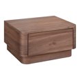 thumbnail image 2 of Moe's Home Collection Round Off Nightstand Wood Brown, 2 of 4