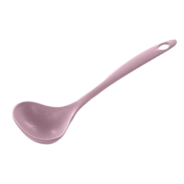 Wheat Straw Soup Ladle - Eco-Friendly Kitchen Spoon for Stirring, Serving & High Temperature Cooking