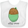 thumbnail image 3 of Inktastic Little Spud Green Boys or Girls Baby Bib, 3 of 4