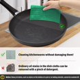 thumbnail image 3 of Sayene Dish Rags for Washing Dishes 8 Pack Multipurpose Wire Miracle Cleaning Coths Non-Scratch Wire Dishwashing Rag Lint Free Microfiber Cleaning Cloth for Kitchen Windows (Green), 3 of 6