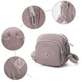 thumbnail image 2 of MUSOIE Mini Crossbody Bag for Women Small Messenger Satchel Bag Multi-Pocket Nylon Shoulder Purse, 2 of 9