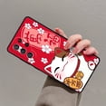 thumbnail image 3 of Funda de teléfono con diseño de gato de la suerte para Samsung Galaxy S23, S21, S20 FE, S24, S22 Ultra, Note20, S10, S9, S8 Plus, de silicona, 3 of 5