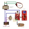 DIY Spot Welding Machine Transformer Controller 100A Digital Adjust