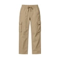 thumbnail image 5 of Women Quick Dry Cargo Pants Sevevn Elastic Drawstring Waist Straight Leg Outdoor Trousers With Multi Cargo Pockets, Rich Solid Color Selections For Hiking Travel Activities, 5 of 7