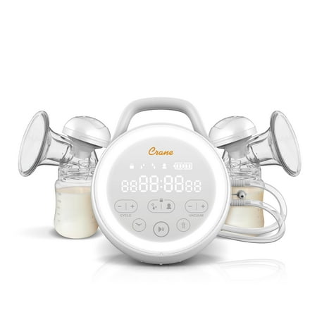 UPC: 0818767012316 | Crane USA Premier Hospital Grade Double Electric Cordless Breast Pump Portable Closed System Overflow Protection