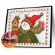 thumbnail image 2 of Cuadros Decorativos Cuadro de dibujo de diamantes de imitación de mosaico de muñeco de nieve con taladro redondo completo DIY 5D Likrtyny embutido en tela, 2 of 9