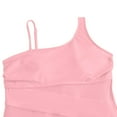 thumbnail image 5 of Miluxas Swimsuits for Women 2024 Clearance Women's One Piece Bathing Suits One Shoulder Swimsuits Slimming Mesh Swimwear Pink 8(L), 5 of 6