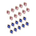 thumbnail image 2 of 20pcs Rhinestone Acrílico Botones 25mm Adorno Decoración Coser Artesanías, 2 of 8