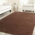 thumbnail image 4 of SAFAVIEH Himalaya Rachelle Solid Wool Area Rug, Brown, 8' x 10', 4 of 10