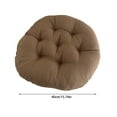 thumbnail image 2 of Thinsont Round Seat Cushion Pillow Floor Cushions Pad Keep Warm Thickened Sitting Balcony Household Bar Furniture Decoration Chocolate Color 40X40cm, 2 of 6