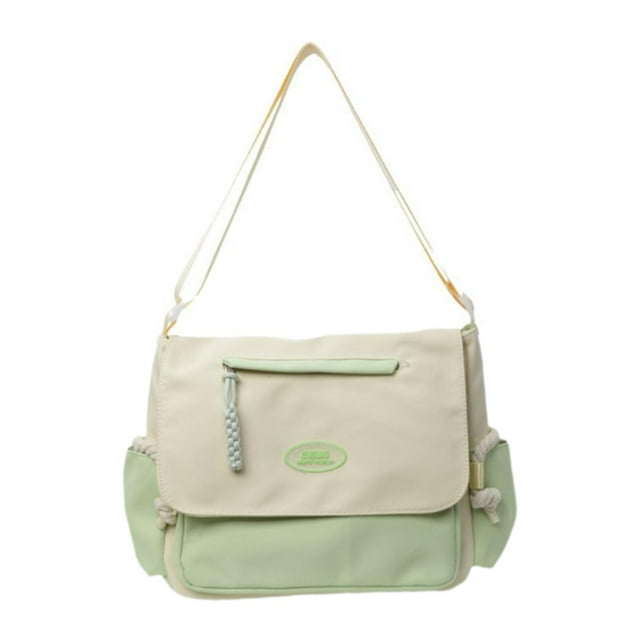 Bolso bandolera Strade Fareast Limited de nailon portátil amarillo para mujer