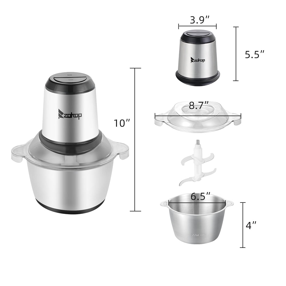 Kepooman Meat Grinders, Meat Grinder for Kitchen, Sausage Maker Stainless Steel Kepooman Meat Grinders, Meat Grinder for Kitchen, Sausage Maker Stainless Steel