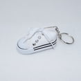 thumbnail image 2 of Mini llavero de zapatos de lona de 7,5 cm, zapatos de tabla pequeña de moda, bolso de coche, llavero de zapatos de simulación colgante, 2 of 5