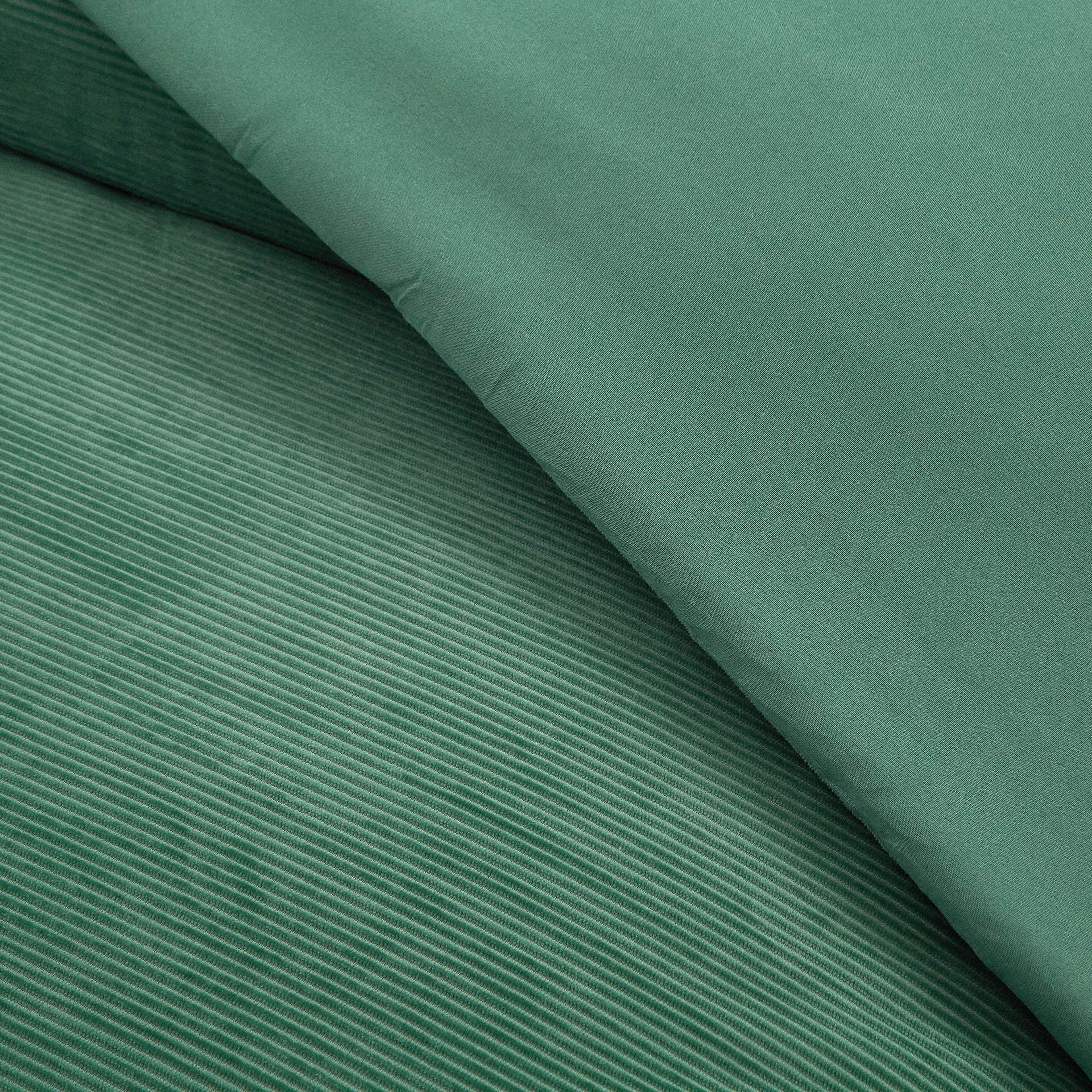 Mainstays Green Corduroy Comforter, Twin XL