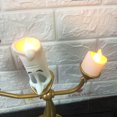 thumbnail image 4 of Notebook La Bella y La Bestia Candelabro Candelabro Luz LED para Mesa de Boda Fiesta de Navidad Decoración del Hogar, Dorado, 4 of 5