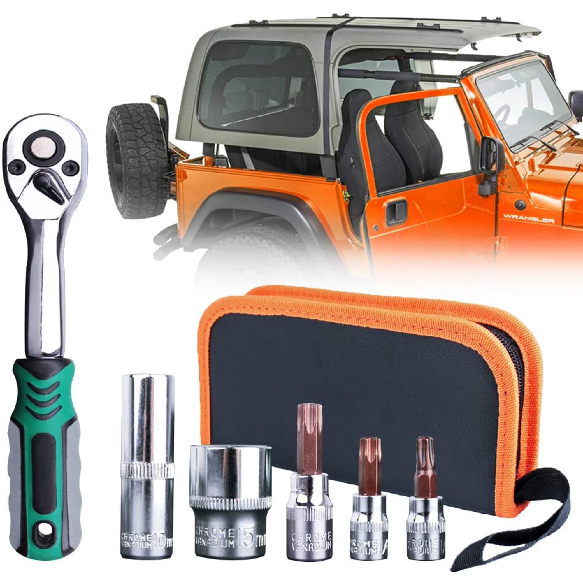Top 42+ images where is the jeep wrangler tool kit located In