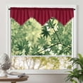 thumbnail image 5 of DcGZvy 3 Pack Valances for Windows Elegant Valance Blackout Window Valance for Kitchen, Living Room, Bedroom, Bathroom Short Curtain Panel Home Window Decoration, 5 of 8
