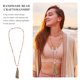 thumbnail image 3 of unbranded Collar Bohemio De Multicolor Con Para En Y Eventos, 3 of 6