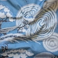thumbnail image 5 of Fabric Mart Direct Blue, White, Gray Fabric by the Yard, 54 inches or 140 cm Width Blue Cotton Fabric, 5 Continuous Yards Printed Cotton Fabric, Upholstery Fabric, Fabric For Curtains, Pillows, 5 of 7