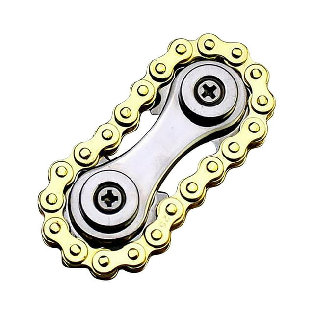asddcavvf Décompression 6 cm Jouets de Bout de Doigt Jouet Éducatif Chaîne Volant Jouet Chaîne Rotation