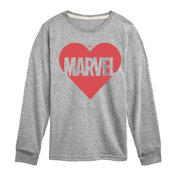 Marvel - Heart Valentine - Kids Long Sleeve Graphic T-Shirt