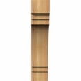 thumbnail image 2 of 3 1/2"W x 8"D x 16"H Pescadero Smooth Corbel, Western Red Cedar, 2 of 9