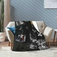 thumbnail image 6 of Blanket Colby Musics Brock Throw Flannel Blankets Warm Soft Cozy Fuzzy Air Conditioning Blanket for Living Room Sofa Bed Gift Blankets for All Seasons 30"x40", 6 of 6