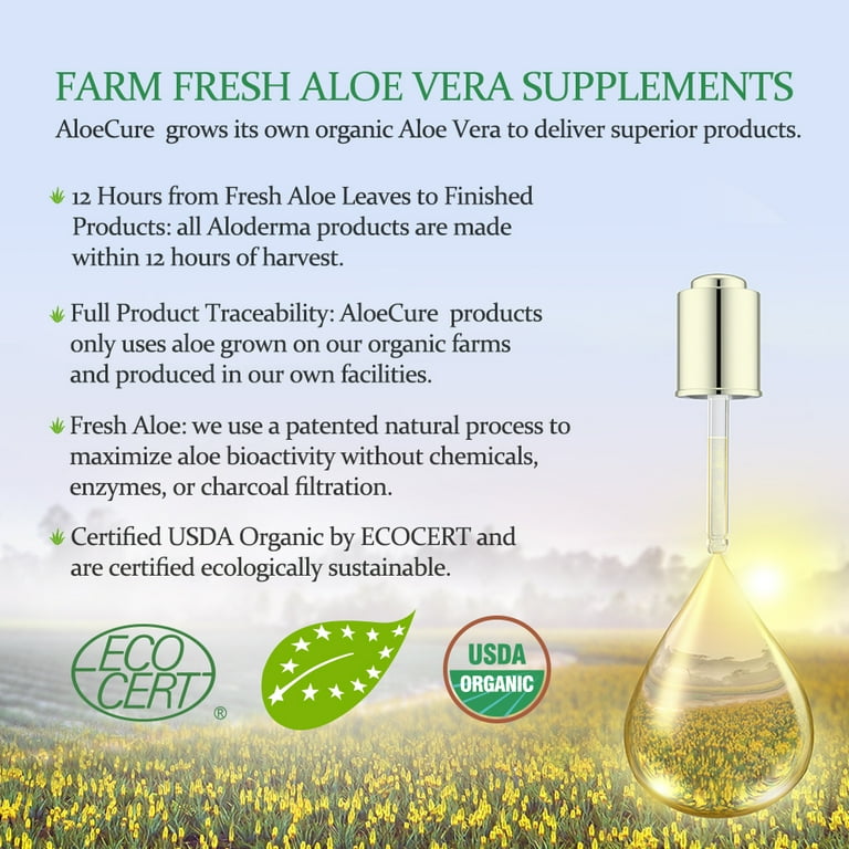 AloeCure Probiotics + Enzyme Capsules for Women's Digestive Health with 10  Billion CFU - Daily Aloe Supplement, Full Spectrum Probiotic + Prebiotic ...