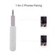 thumbnail image 5 of Sonido estéreo Receptor Bluetooth Clip Música de 5 horas Llamada manos libres Entrada auxiliar de 3,5 mm Bolígrafo Blanco, 5 of 8