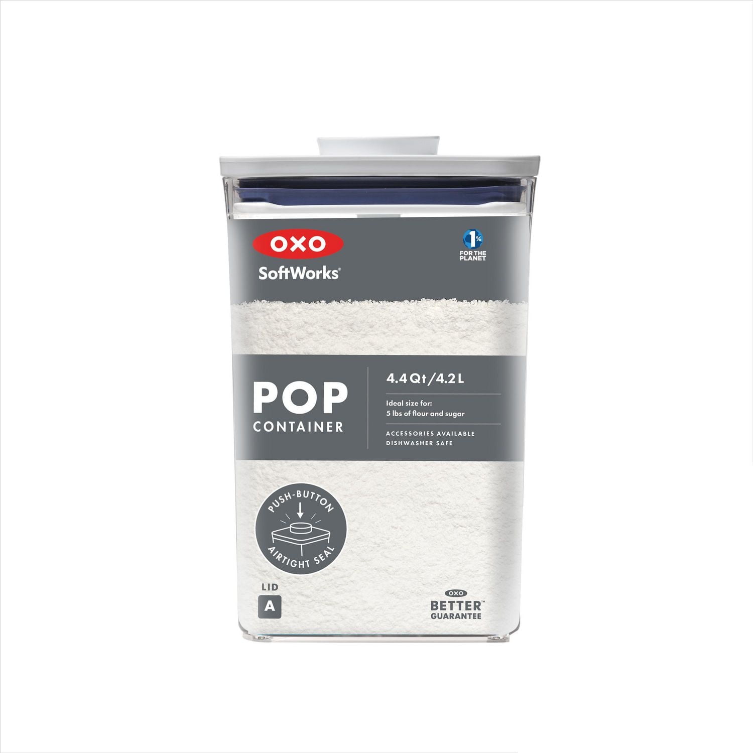 OXO Softworks POP Big, Square, Medium 4.2L Container, OXO Square Medium Container 4.2L