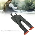 thumbnail image 4 of Pantalon Cuissard Imperméable pour Hommes en PVC avec Pied-de-Botte pour l'Eau, la Pêche, la Randonnée, 4 of 8