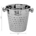 thumbnail image 2 of IH Casa Decor En Acier Inoxydable Bucket Ice Martelé - Ensemble De 2, 2 of 3