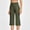 Army Green, variant on 15"/18"/21"/27" Capri Pants for Women High Waist Stretch Women's Golf Capris for Summer with Pockets Work Casual Gray Size S-XXL