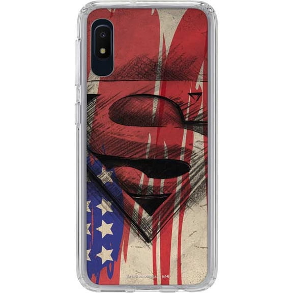 Skinit DC Comics Superman Crest Galaxy A10e Clear Case