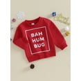 thumbnail image 3 of Bagilaanoe Baby Girl Boy Casual Sweatshirt Toddler Long Sleeve Letter Print Pullover 6M 12M 18M 24M 3T 4T Kids Fall Loose Tee Tops, 3 of 8
