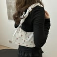thumbnail image 4 of SSKFHGI Floral Minimalist Shoulder Bagsweet Countryside Style Handbag Small Nylon Bag, 4 of 7