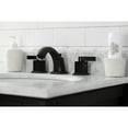 thumbnail image 3 of Kingston Brass FSC4685NQL Meridian Widespread Bathroom Faucet with Pop-Up Drain, Oil Rubbed Bronze, 3 of 8