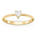 thumbnail image 2 of Heart Birthstone Ring - Cubic Zirconia / White Topaz (April), 2 of 6