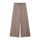 thumbnail image 5 of HH TRAF Pantalones largos de pierna ancha con cintura elástica y bolsillos salvajes con lazo y cordones para mujer de verano a la moda de 3 colores sólidos para mujer, 5 of 5
