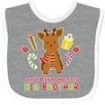 thumbnail image 3 of Inktastic Promoted to Big Brother Boys Baby Bib, 3 of 4