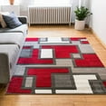 thumbnail image 4 of Infinity Home 600937 Carrés Rubis Imagination Crème 7 Pi. 10 Po. x 9 Pi. 10 Po. 60093, 4 of 4