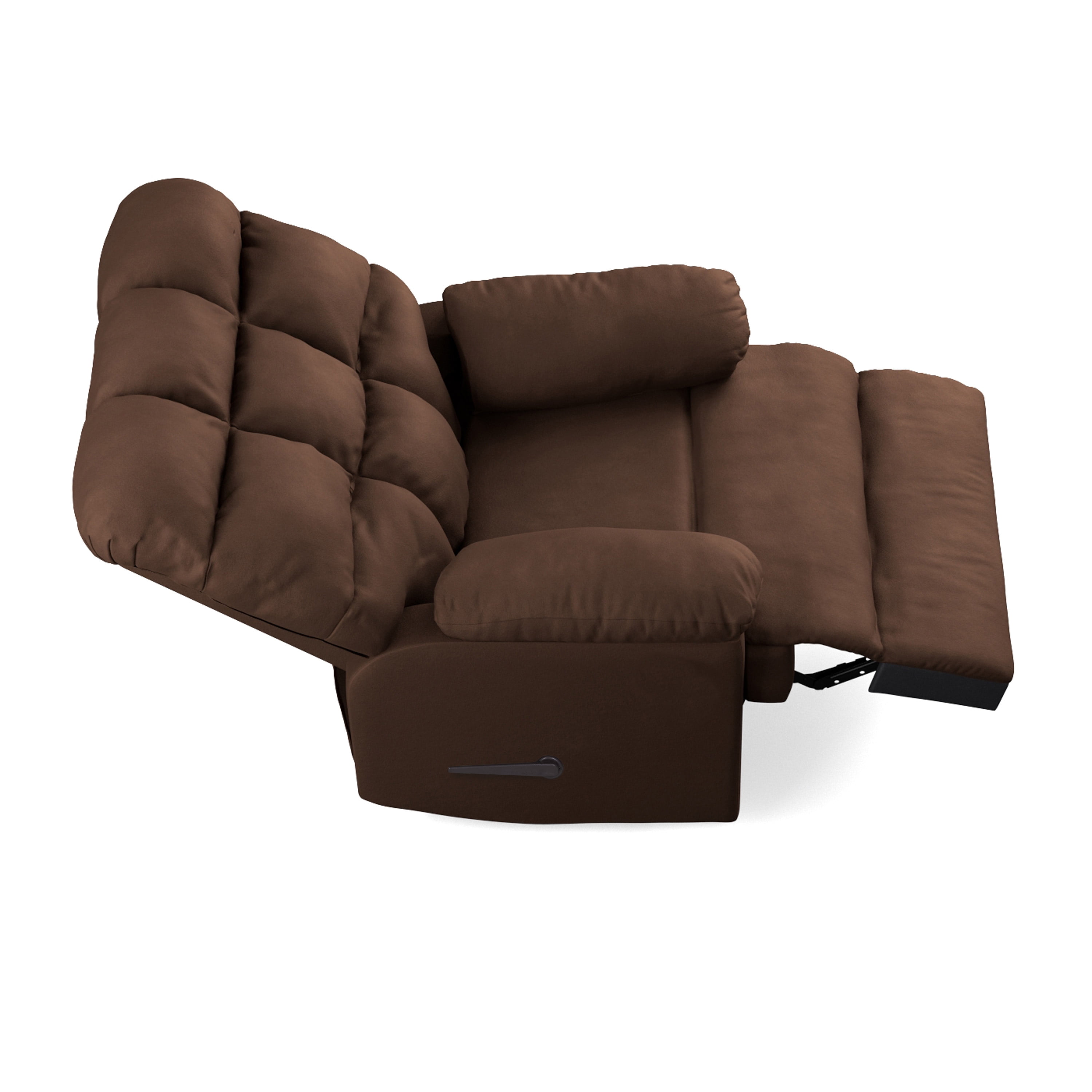 Mainstays baja wall hugger microfiber biscuit back recliner sale