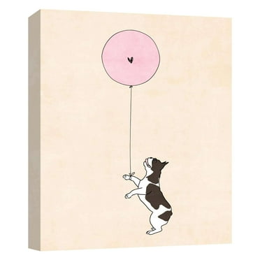 PTM Images,Playing Dog, 16x20, Decorative Canvas Wall Art