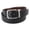 Black/Brown, variant on Stone Mountain  35mm Reversible Smooth Bonded Leather Dress Belt (Men)