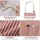thumbnail image 4 of DELANTAL DE COCINA REGALWOVEN 2 Paquete 29.53"x26.77" Ajustable Impermeable con 2 Bolsillos, Rayas Rojas, 4 of 5