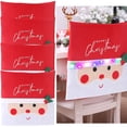 thumbnail image 1 of Chockeie 4PCS LED Christmas Chair Covers Light up Chair Back Cap Cover Dining Chair Back Cover Holiday Home Decor, 1 of 1